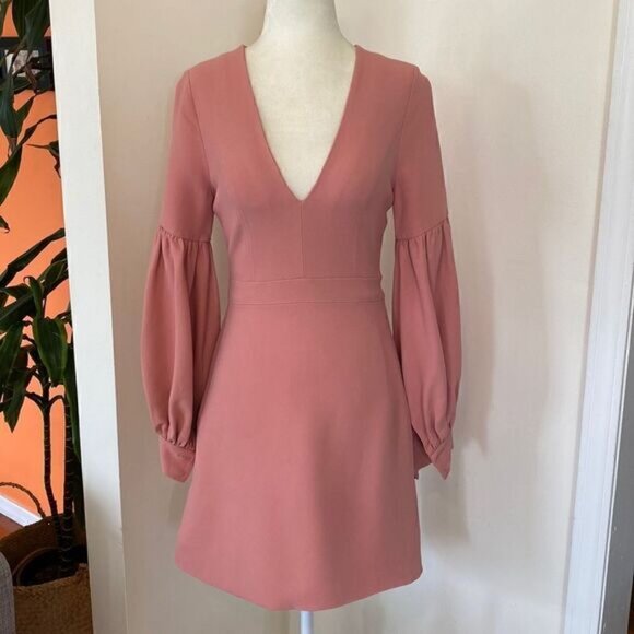ALEXIS Ellena Mini Dress in Ash Pink Size Small - Picture 4 of 15